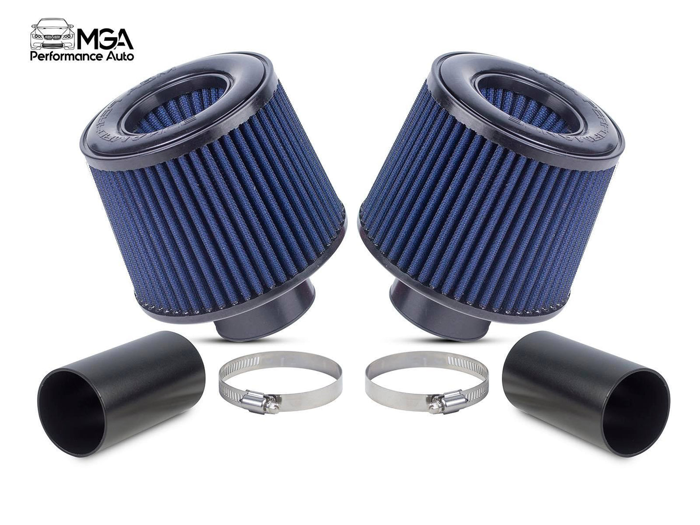 MGA Performance BMW N54 Dual Cone Intakes DCI