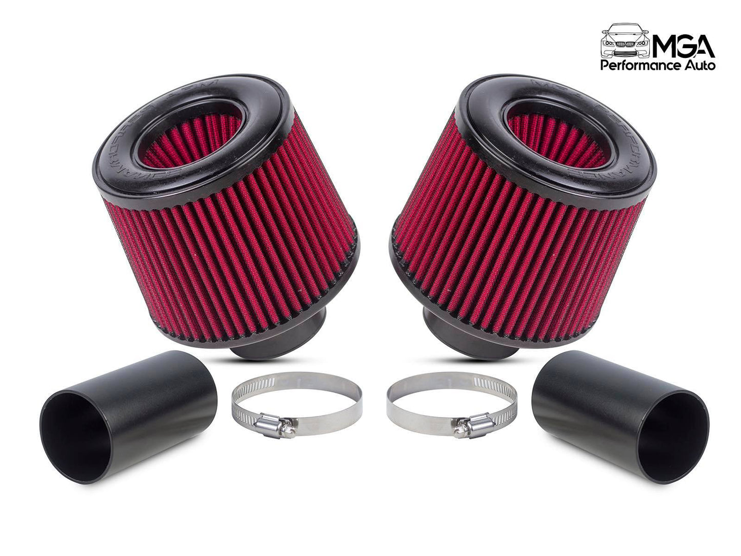 MGA Performance BMW N54 Dual Cone Intakes DCI