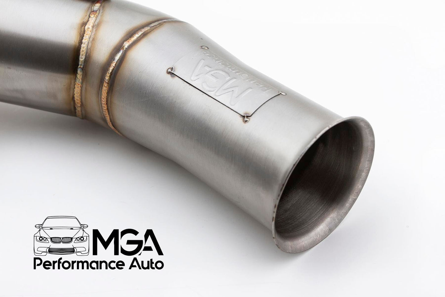 MGA Performance BMW N55 4" F Chassis Racing Downpipes