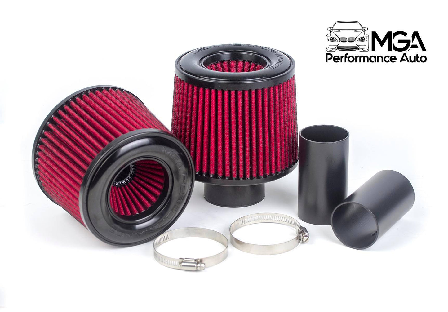 MGA Performance BMW N54 Dual Cone Intakes DCI